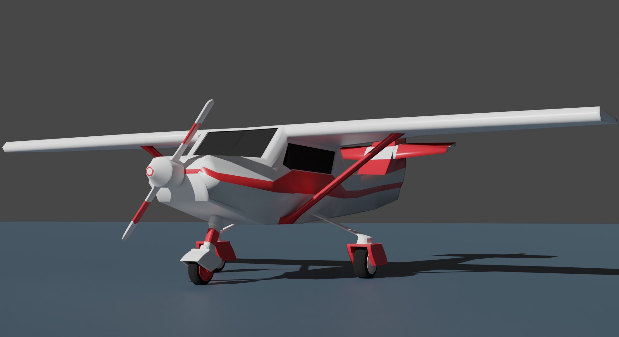 A low poly plane preview image 2